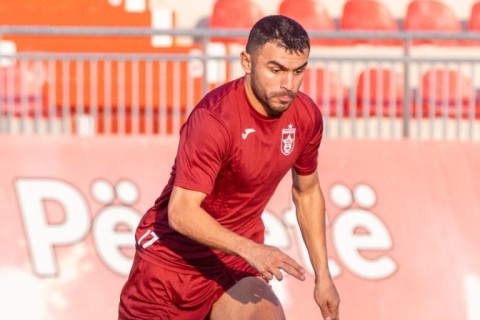 Azərbaycanlı hücumçu Albaniya Superliqasında fərqlənib - VİDEO