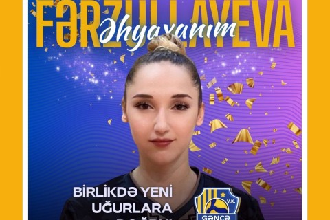 "Gəncə"də yeni voleybolçu