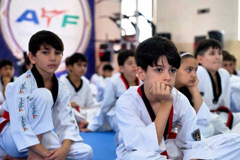 Taekvondoçularımızdan dan imtahanı - FOTO