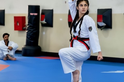 Taekvondoçularımızdan dan imtahanı - FOTO