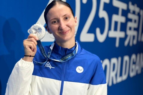 İrina Zaretska Dünya Oyunlarında gümüş medal qazanıb - YENİLƏNİB/FOTO