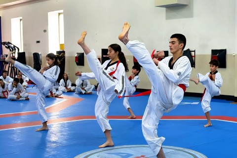 Taekvondoçularımızdan dan imtahanı - FOTO