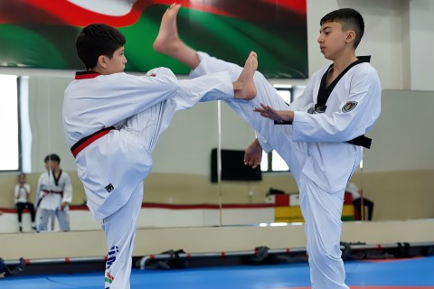 Taekvondoçularımızdan dan imtahanı - FOTO