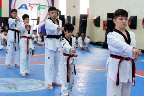 Taekvondoçularımızdan dan imtahanı - FOTO