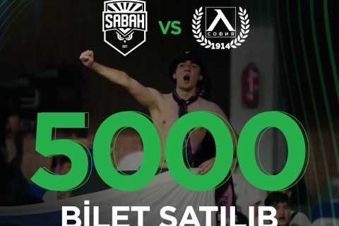 Sabah” – “Levski” matçına 5000 bilet satılıb