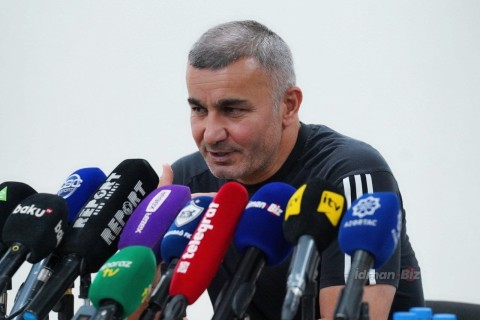 Qurban Qurbanov: "Şkendiya" çox iddialı, döyüşkən komandadır" - FOTO