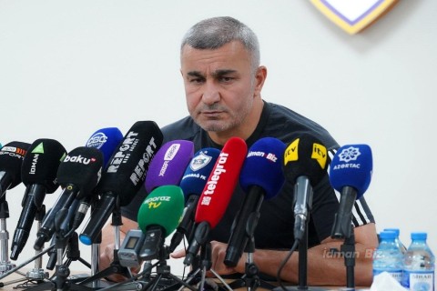 Qurban Qurbanov: "Şkendiya" çox iddialı, döyüşkən komandadır" - FOTO