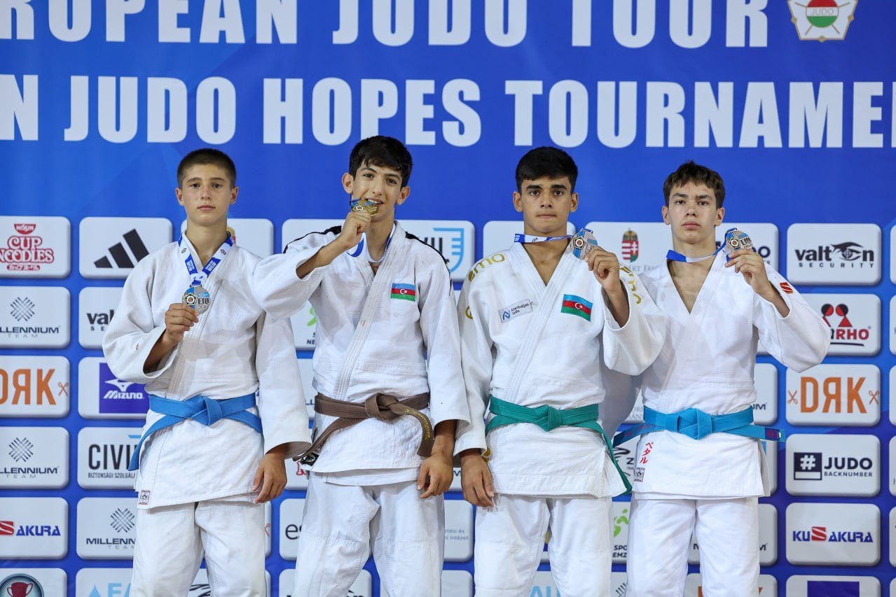 Avropa Cüdo Ümidlərində 4 medal - FOTO