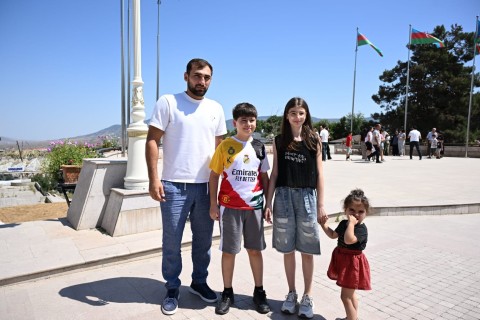Olimpiya çempionları Qarabağda - FOTO/VİDEO