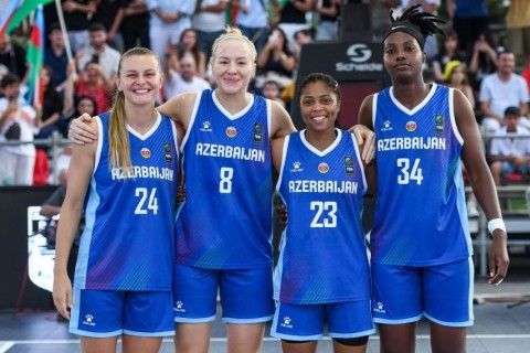 Сборная Азербайджана вышла в четвертьфинал этапа Мировой серии 3х3 в Баку