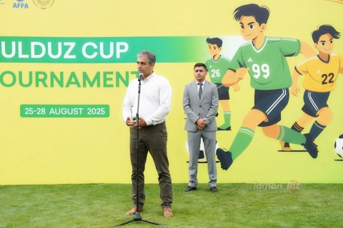 “Ulduz Cup” beynəlxalq futbol turnirinin açılış mərasimi - FOTO