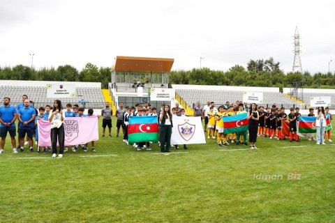 “Ulduz Cup” beynəlxalq futbol turnirinin açılış mərasimi - FOTO