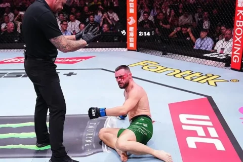 Kiefer Crosbie criticizes referee after UFC loss in China