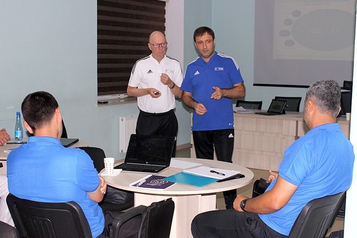UEFA Pro coaching course continues at AFFA Education Center - PHOTO