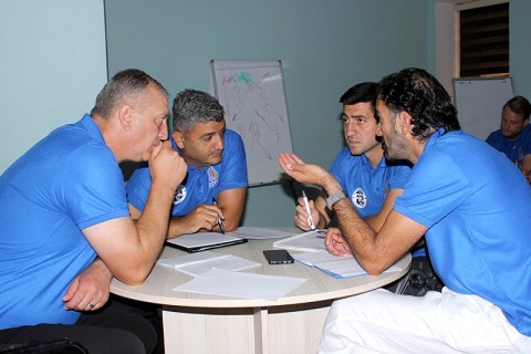 UEFA Pro coaching course continues at AFFA Education Center - PHOTO