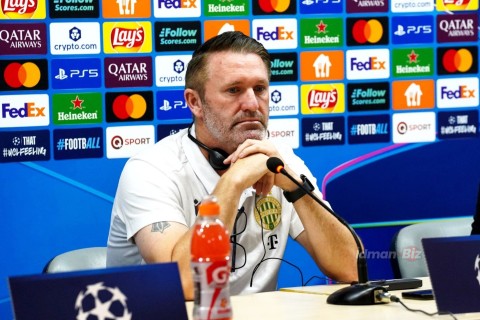 Главный тренер "Ференцвароша": "Я не помню, чтобы говорил до игры, что мы пройдем дальше" - ВИДЕО