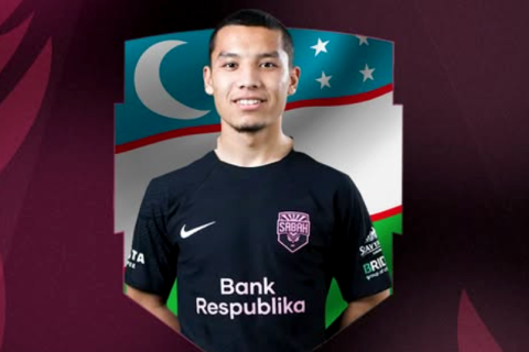 "Sabah"ın futbolçusu Özbəkistan millisinə çağırılıb