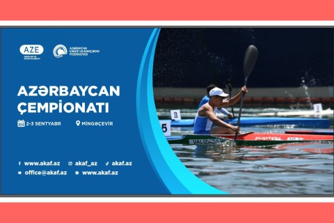 Azerbaijan Championship in rowing, kayaking, and canoeing set for September