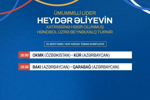 Group stage to conclude at Heydar Aliyev memorial international handball tournament