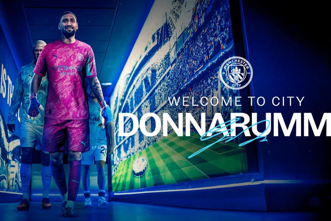 Donnarumma joins Manchester City