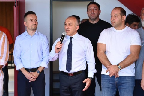 Bakıda yeni cüdo zalı açılıb - FOTO