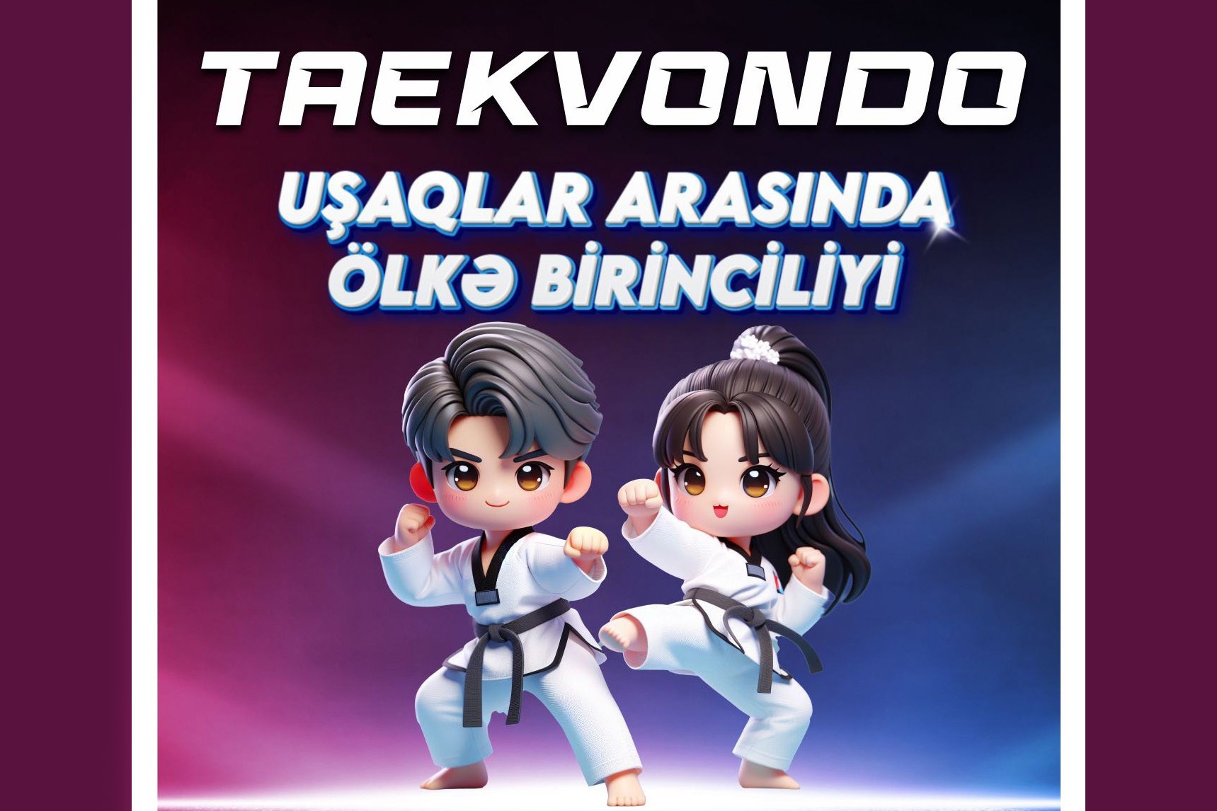 Taekvondo üzrə uşaqlar arasında ölkə birinciliyi keçiriləcək