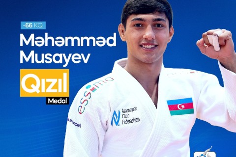Daha bir cüdoçumuz Avropa çempionu olub - FOTO/VİDEO/YENİLƏNİB