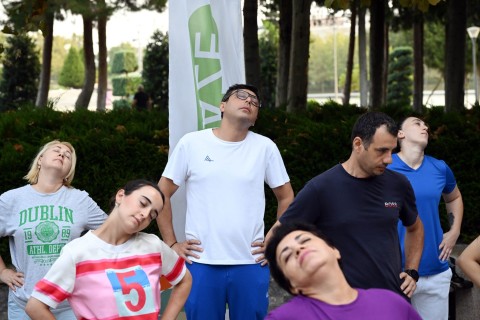 “Səhər idmanı” layihəsinə start verilib - FOTO