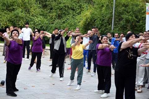“Səhər idmanı” layihəsinə start verilib - FOTO