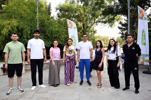 “Səhər idmanı” layihəsinə start verilib - FOTO