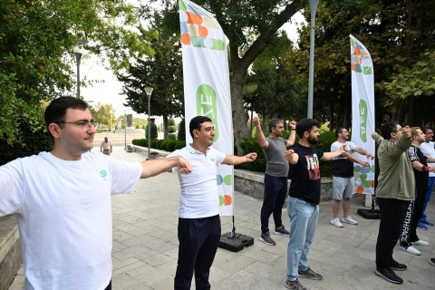 “Səhər idmanı” layihəsinə start verilib - FOTO