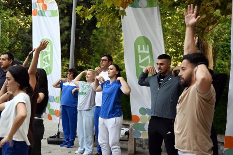 “Səhər idmanı” layihəsinə start verilib - FOTO