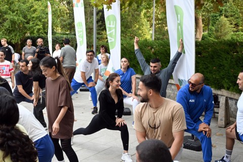 “Səhər idmanı” layihəsinə start verilib - FOTO