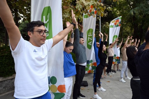 “Səhər idmanı” layihəsinə start verilib - FOTO