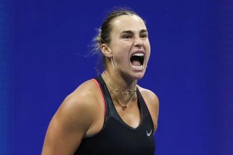 Sabalenka rallies past Pegula to reach third straight US Open final