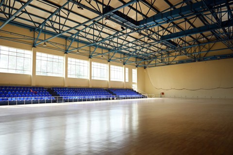 Fərid Qayıbov Zaqatala Olimpiya İdman Kompleksinə baxış keçirib - FOTO