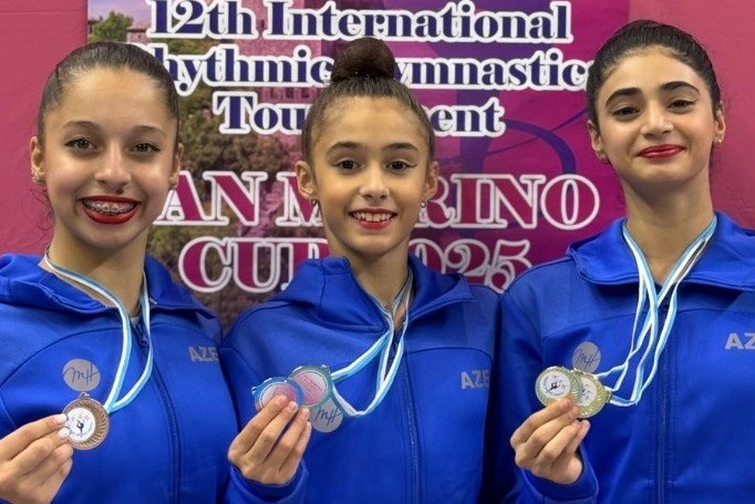 Gimnastlarımızdan beynəlxalq turnirdə 7 medal