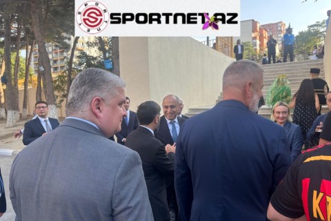 Andrey Şevçenko Bakıda açılış mərasimində - FOTO