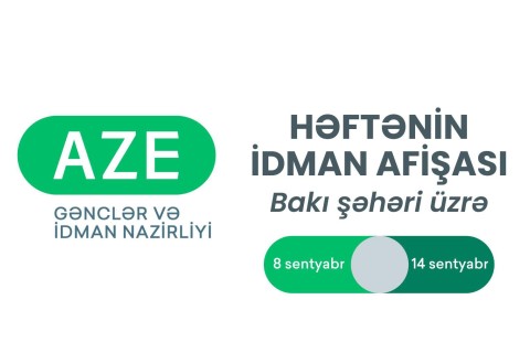 Bakı şəhəri üzrə HƏFTƏNİN İDMAN AFİŞASI