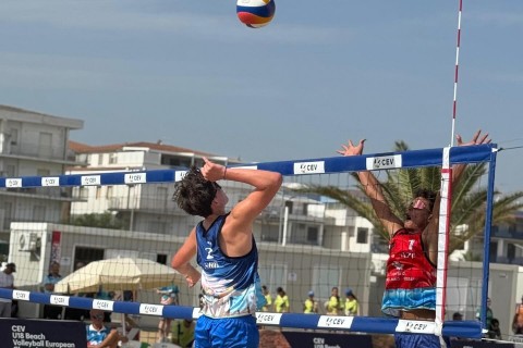 Çimərlik voleybolçularımız Avropa çempionatının əsas mərhələsinə yüksəliblər - FOTO