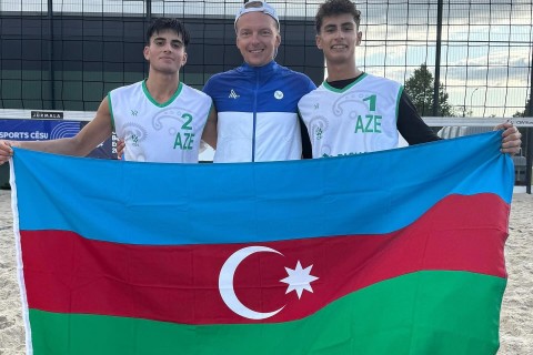Çimərlik voleybolçularımız Avropa çempionatının əsas mərhələsinə yüksəliblər - FOTO