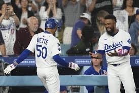 Dodgers cruise past Angels behind Betts and Hernandez