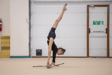 Zəriflik və güc birlikdə: Azərbaycan bədii gimnastları III MDB Oyunlarına hazırlaşır - FOTO