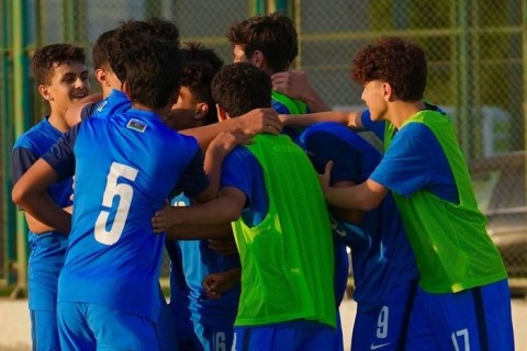 U-16 millimiz Gürcüstan yığmasına qalib gəlib