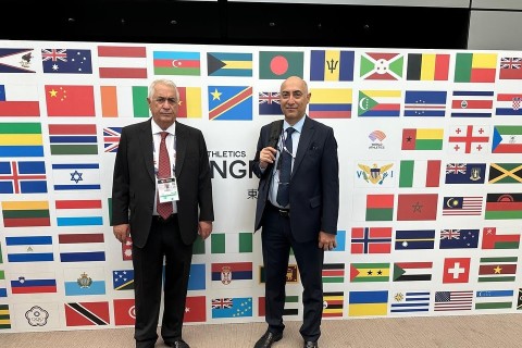 Azərbaycan Atletika Federasiyasının rəhbərliyi World Athletics-də - FOTO