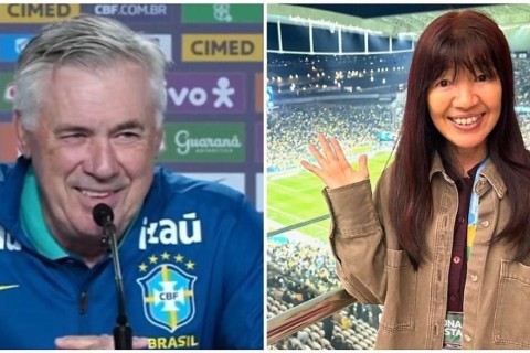 Karlo Ançelotti yapon jurnalisti çətin vəziyyətdən çıxarıb