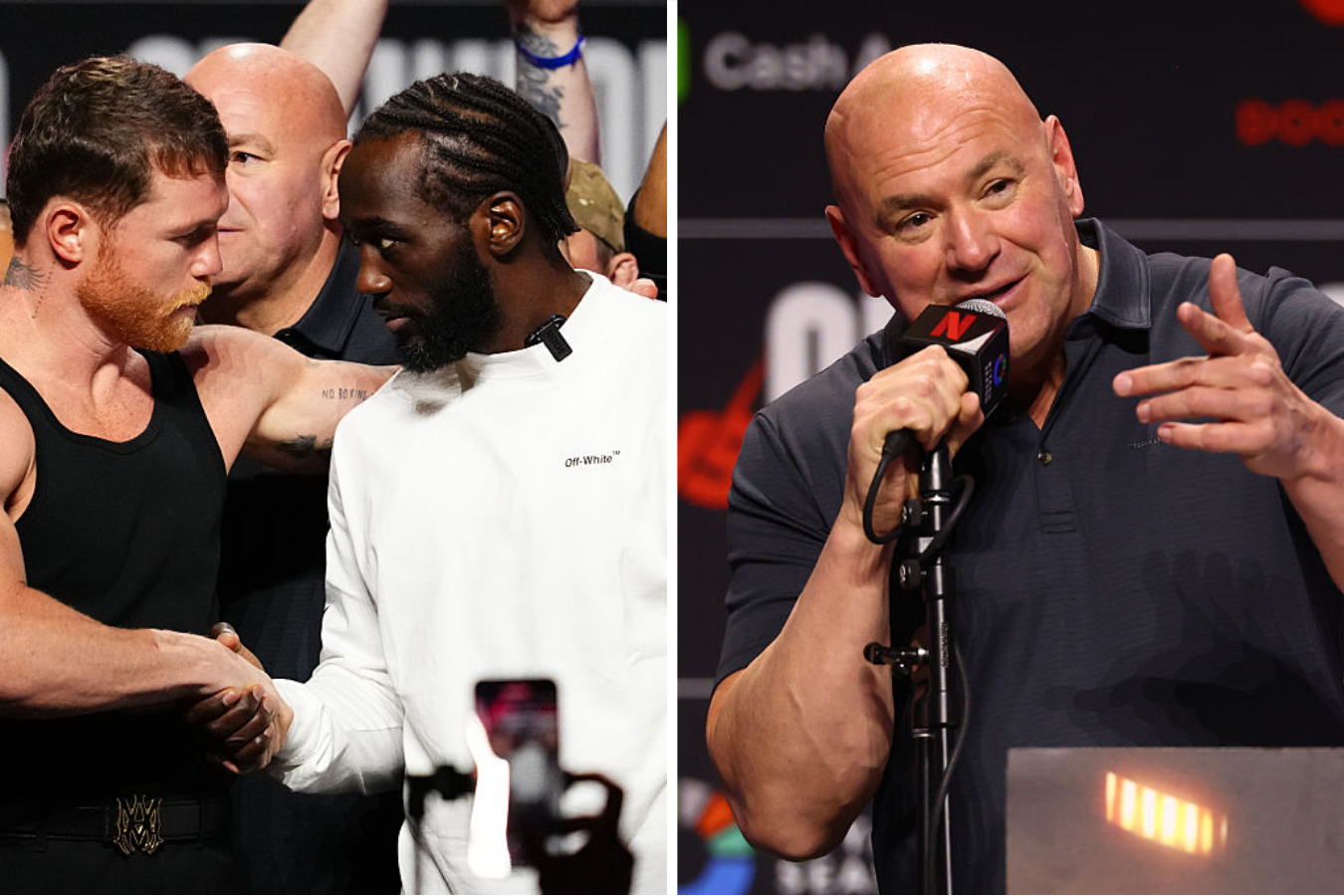 Dana White sparks tension at Canelo vs Crawford press conference