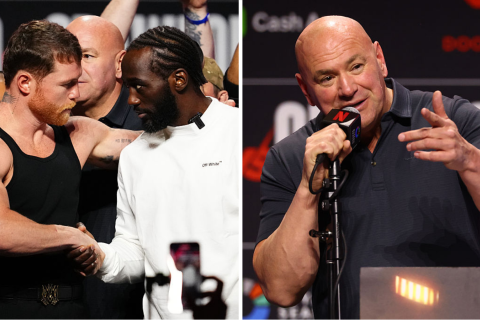 Dana White sparks tension at Canelo vs Crawford press conference