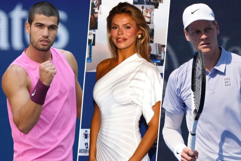 Первая и вторая ракетки мира встречались с одной моделью во время US Open