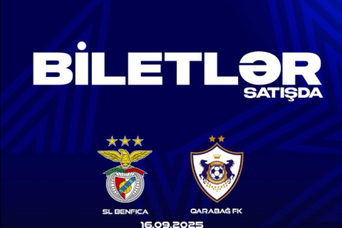 "Benfika" - "Qarabağ" oyununa azkerşeşlərimiz üçün BİLET QİYMƏTİ